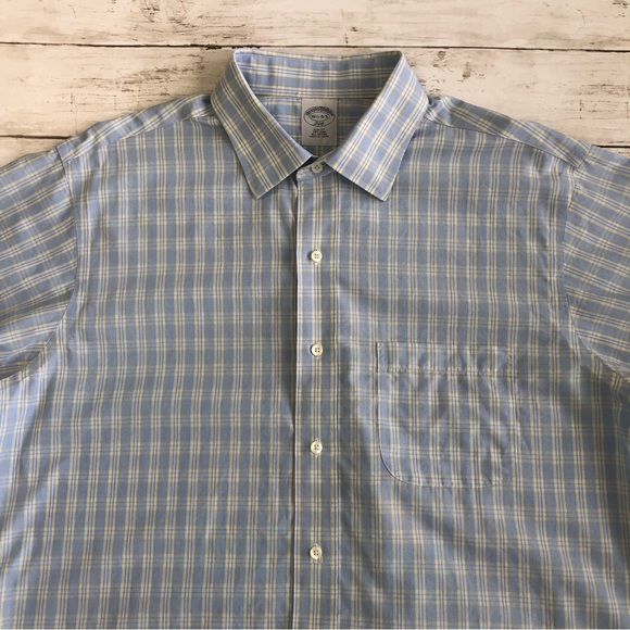 BROOKS BROTHERS 346 Slim Fit Men Plaid Long Sleeve Button Up Shirt 16 1/2-4/5 - Picture 3 of 9